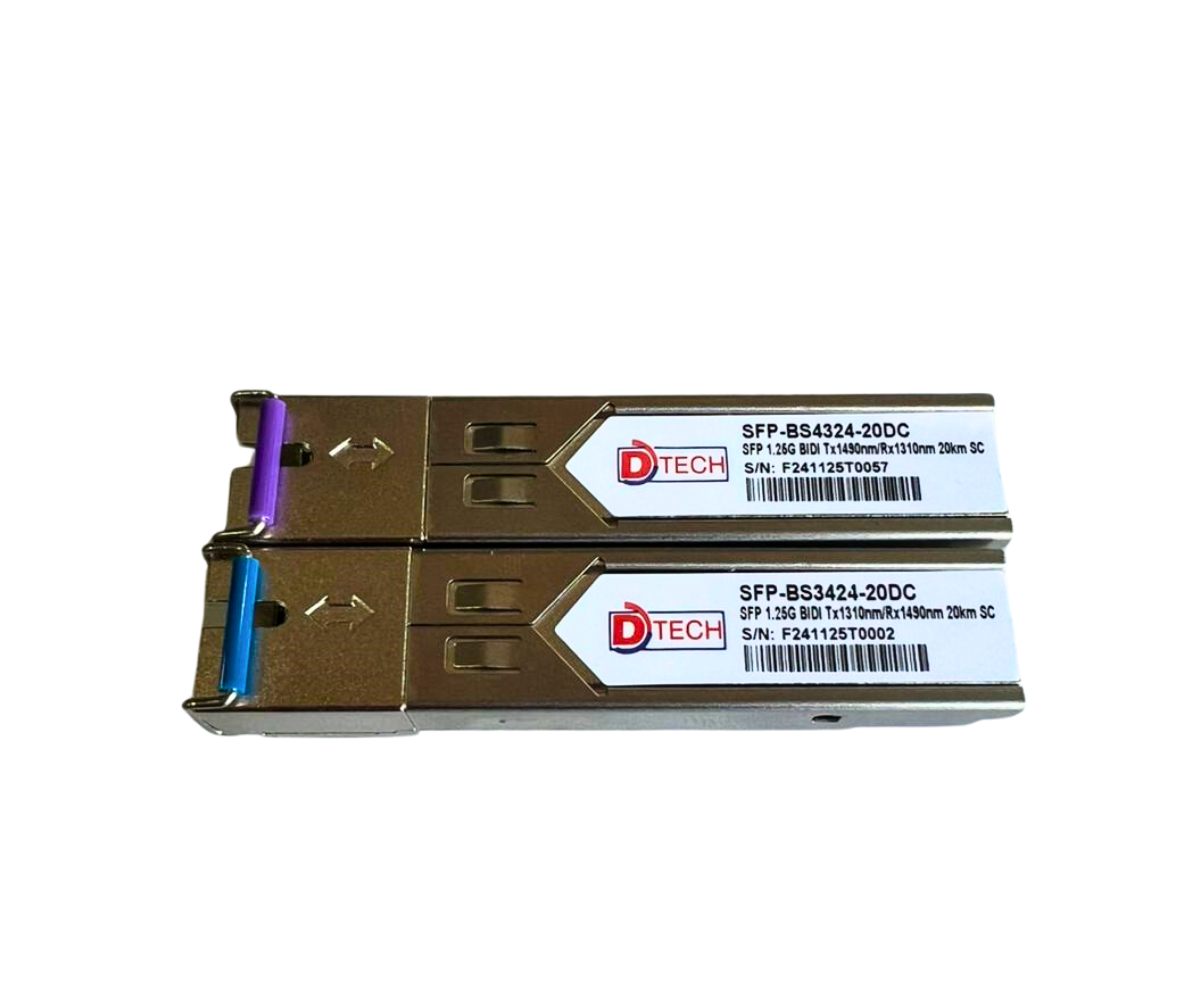 SFP 1.25G BIDI 20KM 1310TX/1490RX SC 139